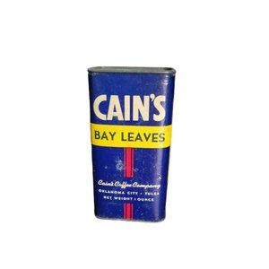 1950s Cain's Bay Leaves Tin